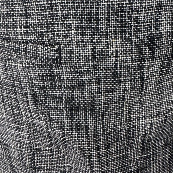 H&M Navy Tweed Mini Skirt with Embellished Waist  – Size 6 - Picture 9 of 15